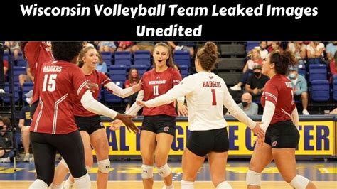 The University of Wisconsin and its police department have launched an investigation after private images and video of the womens volleyball team were leaked online, officials announced. . Wisconsin volleyball leak